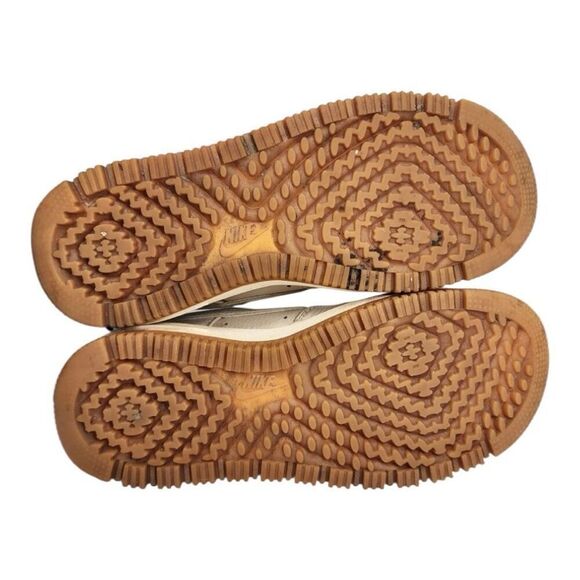 Nike Air Force One Pecan Luxe Low Leather Athletic Basketball Sneakers Size 10 - Picture 6 of 6